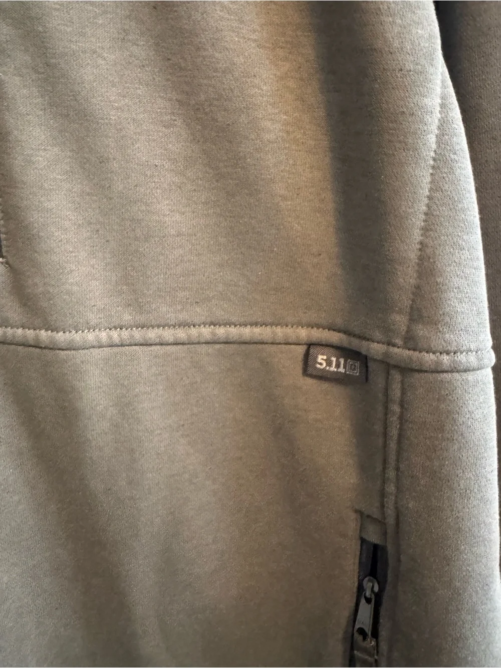 5.11 Tactical Men’s XL Olive Green Full Zip Hooded Jacket Utility